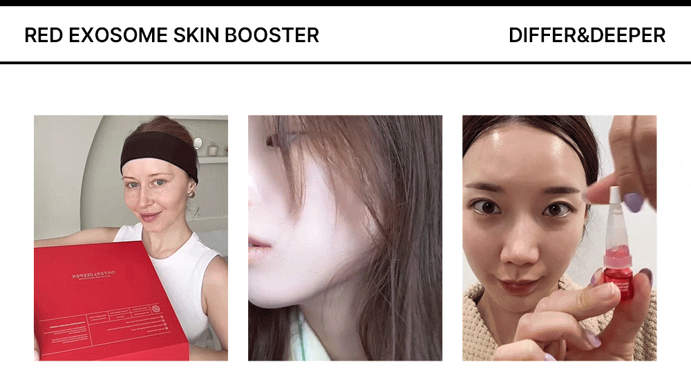 [디퍼앤디퍼]프리미엄 레드 엑소좀 스킨 부스터 2ml x 14개