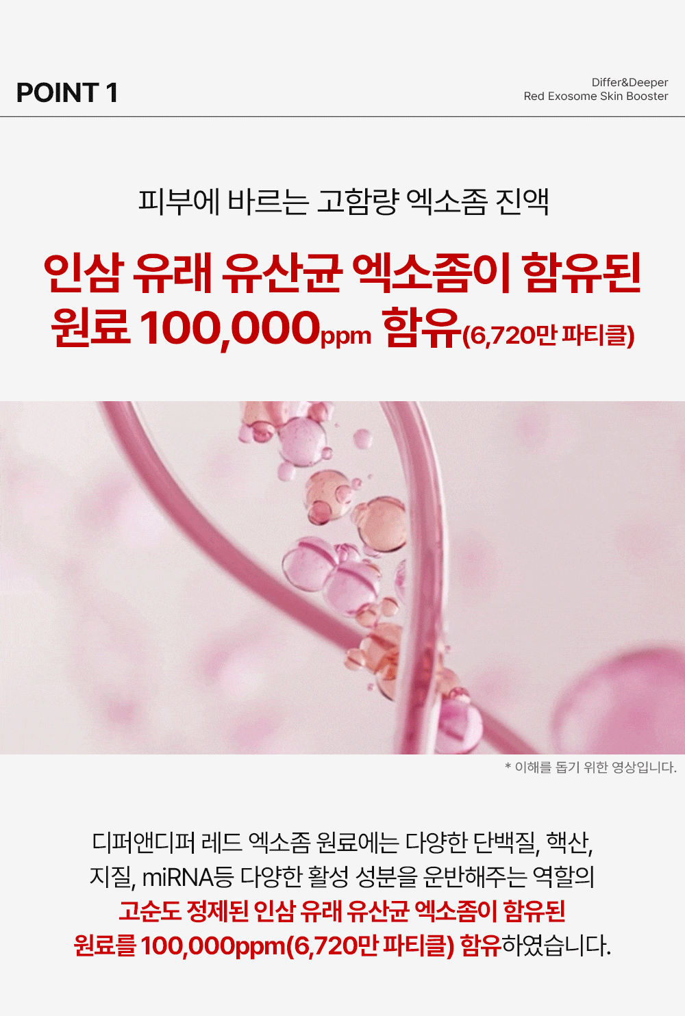 [디퍼앤디퍼]프리미엄 레드 엑소좀 스킨 부스터 2ml x 14개
